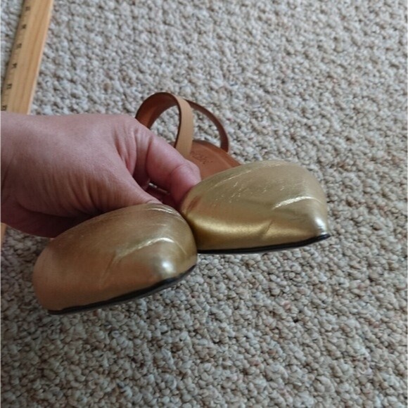 SEE BY CHLOE hera gold tone Ankle Strap Pump size 37 - Picture 4 of 11